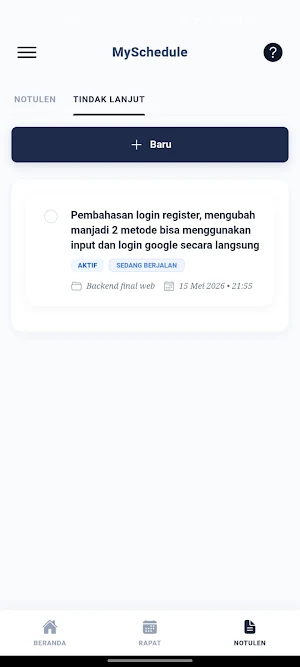 MySchedule Screenshot 3