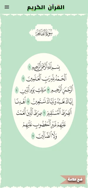 القرآن الكريم Screenshot 0