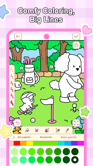 My Cute Friends: Coloring Book Screenshot 3