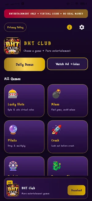 bht club Screenshot 0
