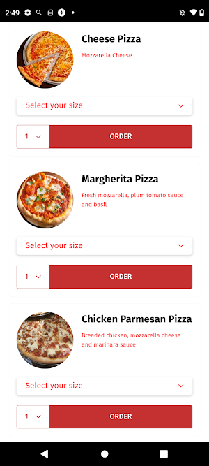 Villa Maria Pizza Screenshot 1
