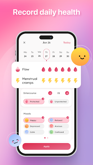 Period Tracker: Ovulation Date Screenshot 2