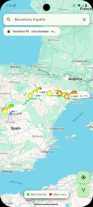 Gas Ahorro Screenshot 2