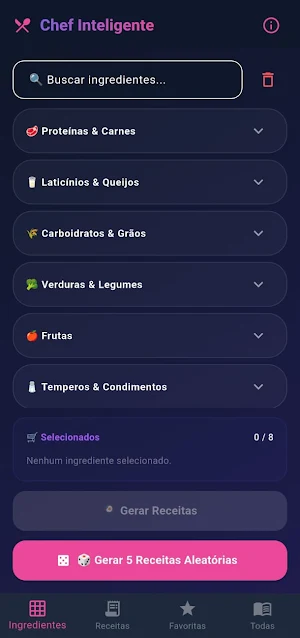 Receitas - Chef Inteligente Screenshot 2
