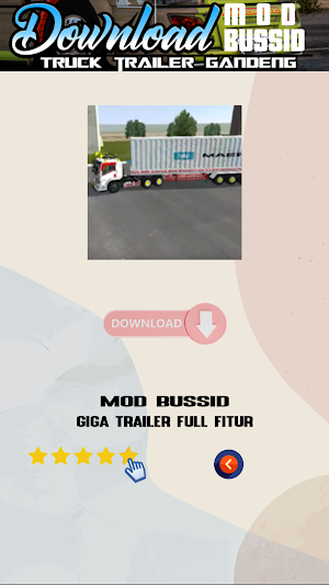 Download Mod Bussid Truk Trailer Gandeng Screenshot 3