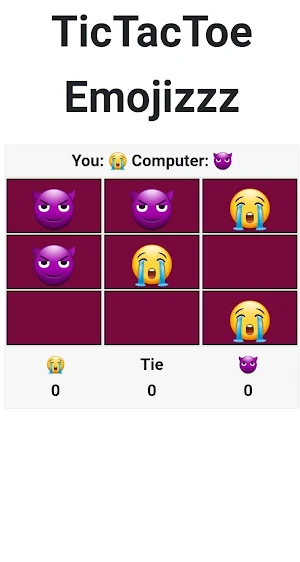 TicTacToe Emoji Screenshot 0