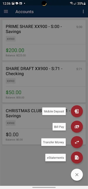 Maine Solutions FCU Mobile Screenshot 1