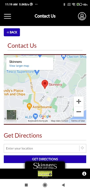 Skinners Fish & Chips Screenshot 0