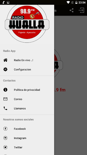 Radio Hualla 98.9 fm Screenshot 1