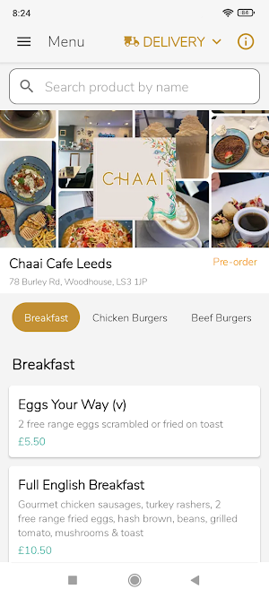 Chaai Cafe - Leeds Screenshot 0