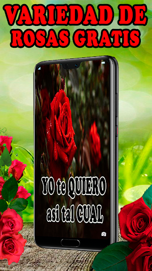 Imágenes De Rosas Rojas Con Frases Flores Gratis Screenshot 2