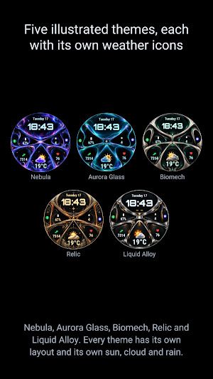 Signal Digital Watch Face Screenshot 1