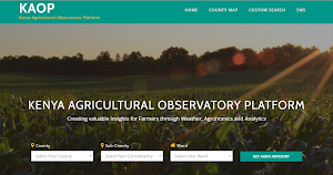 Kenya AgriObservatory Platform (KAOP) Screenshot 1