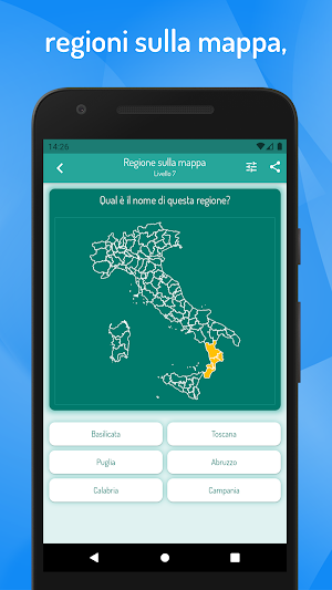 Provinces, Regions and Cities of Italy - Quiz Screenshot 2