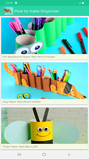 How to make organizer for school supplies Screenshot 0