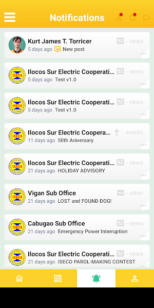 ISECO App Screenshot 1