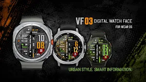 VF03 Digital Watch Face Screenshot 0