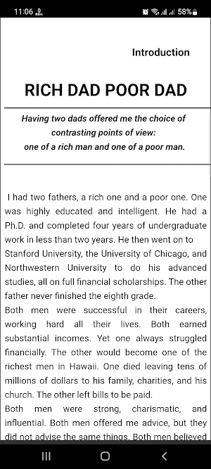 Rich dad poor dad Screenshot 1