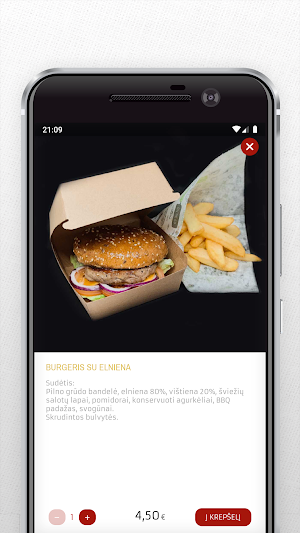 E-restoranas Screenshot 3
