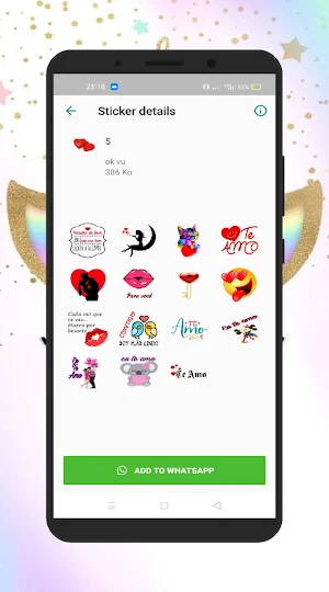 Eu Te Amo Para WAStickerApps 2021 Screenshot 3