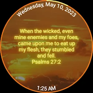 My Strength Bible Watch Face Screenshot 1
