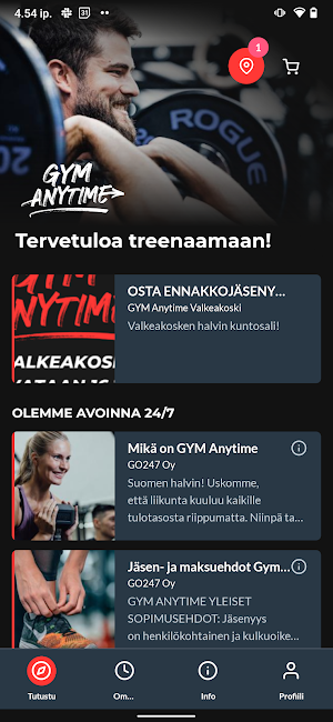 GYM Anytime Screenshot 1
