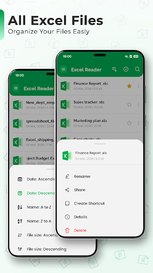 Excel Reader & XLSX Viewer Screenshot 1