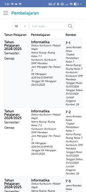 SIMPATIK DISDIK Sinjai Screenshot 2