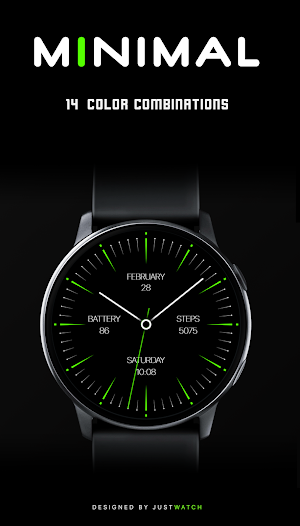 Minimal Analog Watchface Screenshot 2