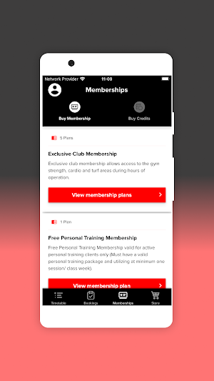 Legacy Fitness Club Screenshot 2