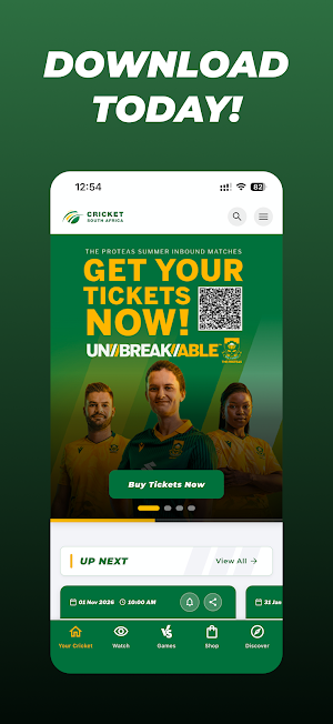 Official Cricket South Africa Screenshot 1