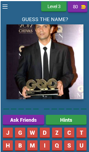 India Cricketer Quiz Screenshot 0