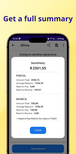 ShareApp Expense Manager Screenshot 2