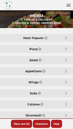 Bella Napoli Pizzeria Screenshot 1