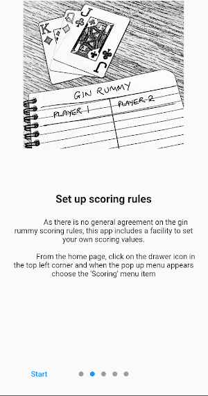 Gin Rummy Scorecard Screenshot 1