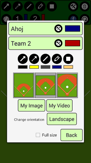 Baseball Tactic Board Screenshot 1