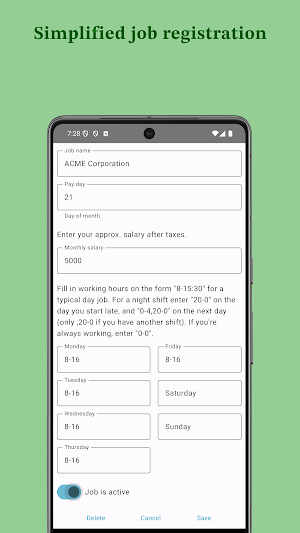 Salary Counter RT Screenshot 3