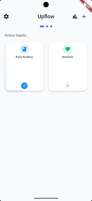 Simple Habit Tracker : Upflow Screenshot 0