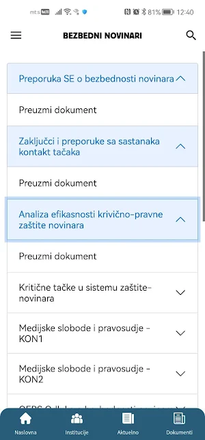 Bezbedni Novinari Screenshot 3
