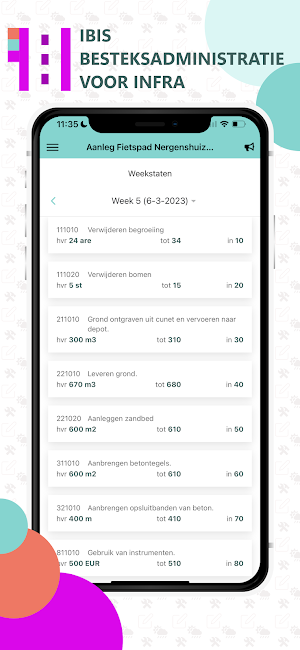 Ibis Besteksadministratie Screenshot 2