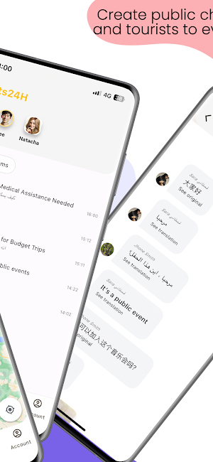AI Chats24H: Nearby Chat & Aid Screenshot 1