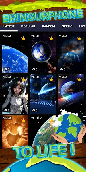earth wallpaper Screenshot 1