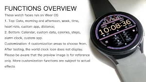 Toner Fluorescence For Wear OS Screenshot 2