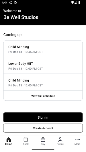 Be Well Studios - Saskatoon Screenshot 1