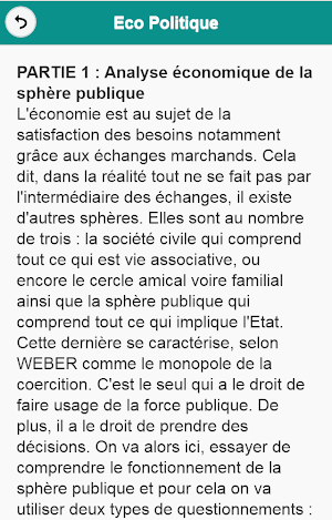 Economie Politique Screenshot 1