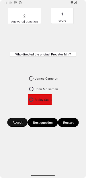 Predator Quiz Screenshot 2