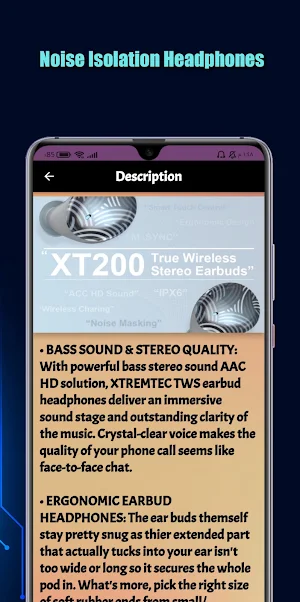 Noise Isolation Headphones Screenshot 2
