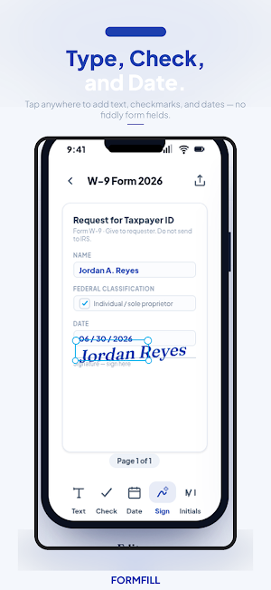 FormFill: Fill & Sign PDF Screenshot 1