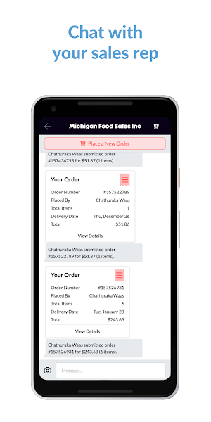 Michigan Food Sales Screenshot 3