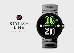 Stylish Line Watch Face Screenshot 0